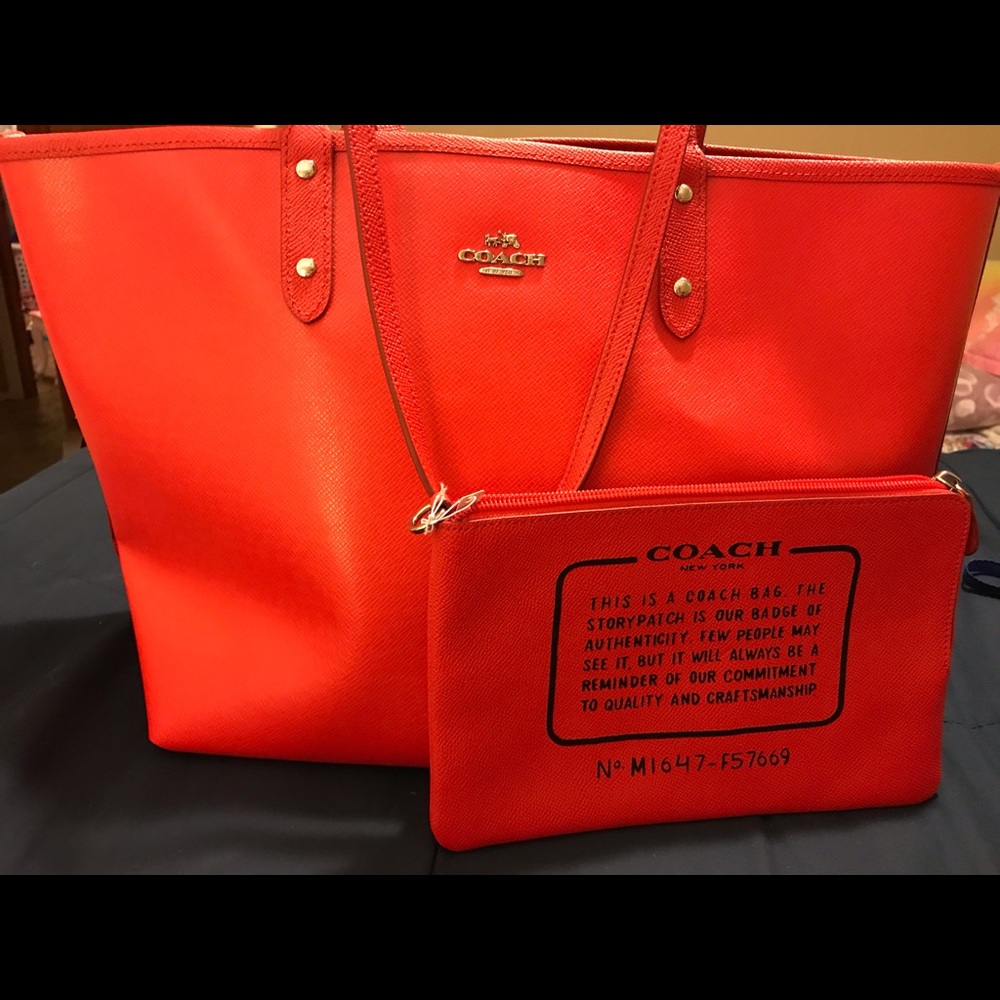Coach tote bag purse